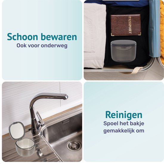 Prothesentray - Bracket-Tray - Inkl. Tropfschale - Für - Zahnspange - Zahnersatz - Prothese - Bracket-Tray - Bracket-Box - Tablett