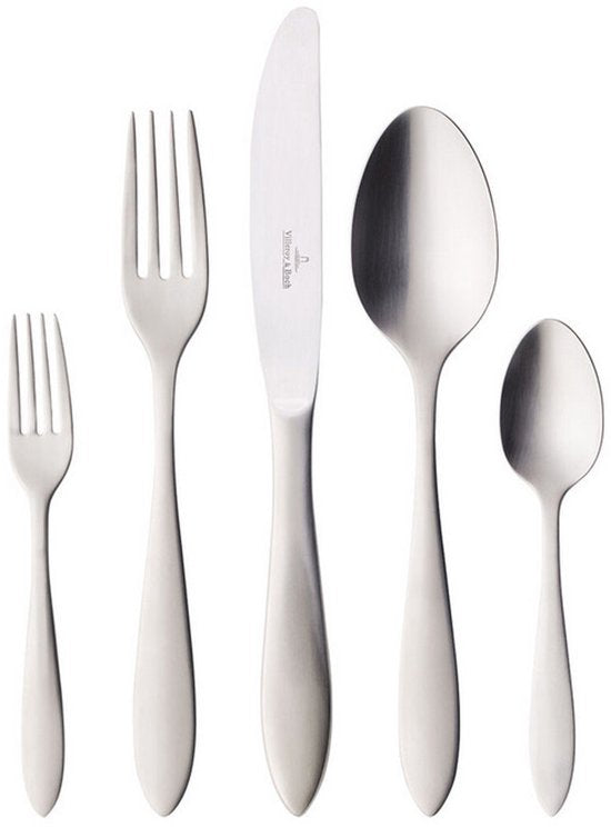 Villeroy & Boch Arthur Besteckkassette – 30-teilig – 44 x 28 x 5 cm – gebürsteter Edelstahl