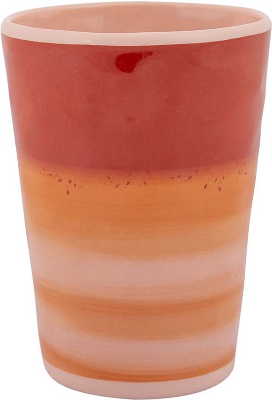 Bo-Camp – Becher – Halo – 400 ml – 4 Stück – Melamin – Terra