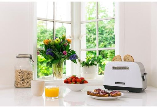 KitchenAid 5KMT2115EWH 5 2 Schneide(n) 1100 W Edelstahl, Weiß