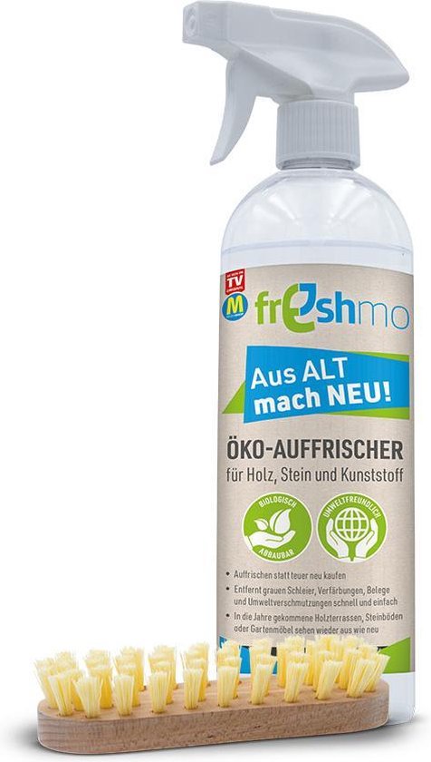 Mediashop Freshmo Set | Ökologischer Auffrischer für Holz, Stein und Kunststoff | Ökologisches Reinigungsmittel