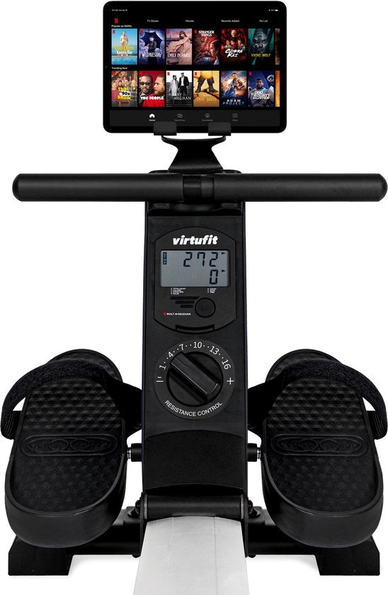 VirtuFit Stroker 100i Rudergerät – zusammenklappbar – 16 Widerstandsstufen