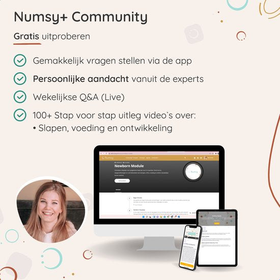 Numsy - Mini White Noise Machine Baby - Weiß