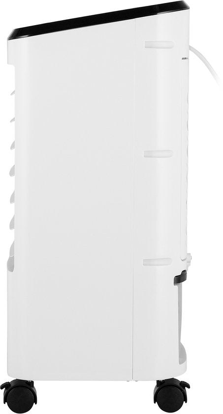 Tristar Mobiler Luftkühler 4 l – mit Fernbedienung und Timer – Lenkrollen – Kühlelemente – verstellbar – AT‑5446 – Weiß