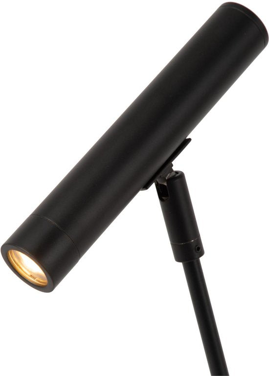 Lucide ALEC – Stehlampe – LED 3-Stufen-Dimmer – G9 – 1x3W 2700K – Inklusive austauschbarer Ringe – Schwarz