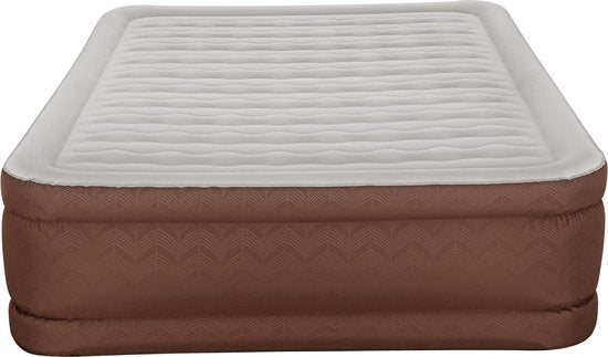 AlwayzAire Fortech Queen Luftmatratze mit integrierter Comfort Choice+ Doppelpumpe, 2,03 m x 1,52 m x 51 cm