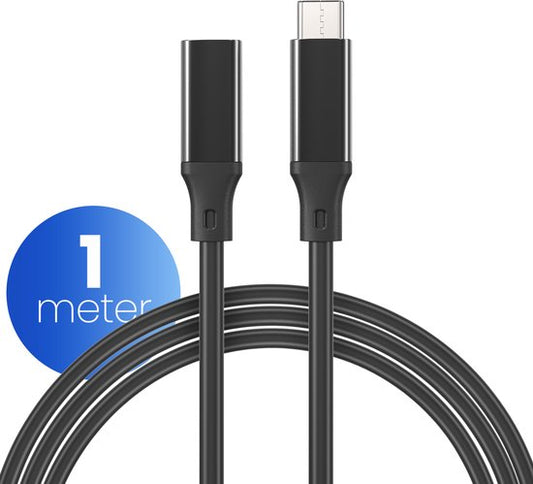 Garpex® USB-C-Verlängerungskabel - USB-C-Kabel - USB-C-zu-USB-C-Kabel - USB 3.1 Typ-C-Verlängerungskabel - 1 Meter