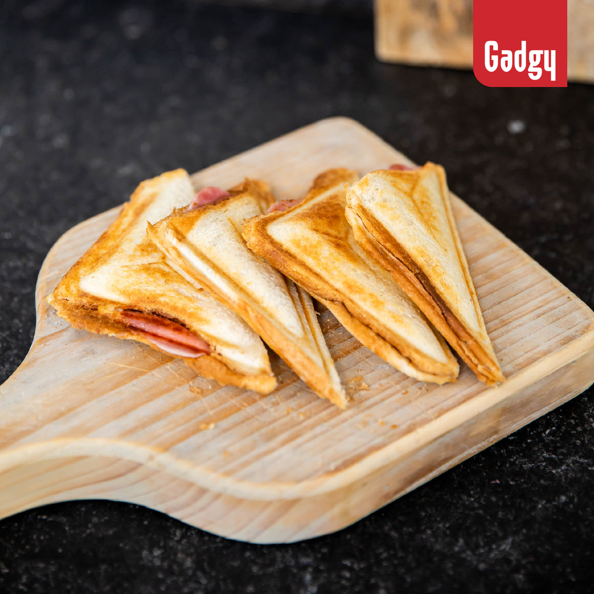 Gadgy Toasti-Gerät - Waffeleisen - Grillgerät - 3 in 1 - austauschbare Platten - Toasti-Eisen - 800 Watt