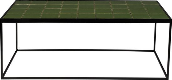 Zuiver Glasierter Couchtisch 93x42,5 cm Grün