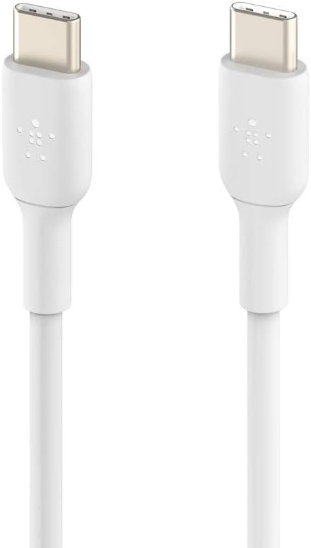 Belkin BoostCharge 2er-Pack 2 m USB-C/USB-C Kabel, Schnellladekabel für iPhone 16, Samsung Galaxy S24, Pixel, iPad, Nintendo Switch - Weiß