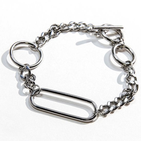 Laura Ferini Damenarmband Solo Tua Silver - Silbergliederarmband - 18K Weißgold vergoldet - Schmuck - Accessoires - Schmuck - Damenarmband