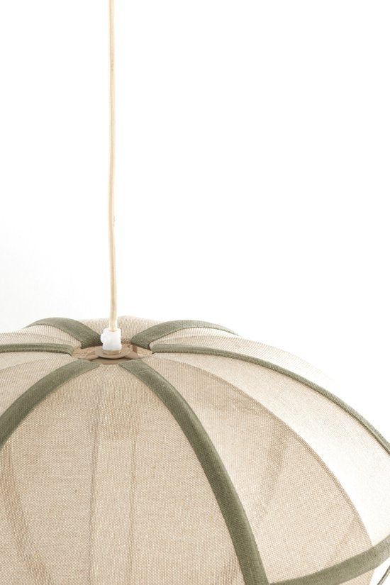 Licht & Wohnen - Hängeleuchte - Mirelys - natur - Textil - Ø 49cm - E27 - 2995084
