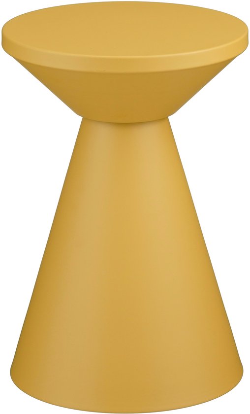 Jim Beistelltisch – H 45 x Ø 31 cm – Eisen – Ocker