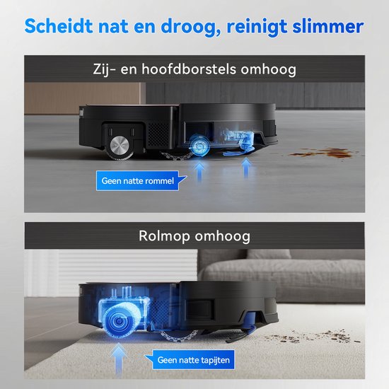 ECOVACS DEEBOT X11 PRO OMNI Roboterstaubsauger – 19.500 Pa – PowerBoost-Schnellladung – OZMO-Wischwalze – ZeroTangle 3.0 Anti-Haarverwicklungssystem – KI-Fleckenerkennung 2.0 – OMNI 2.0-Ladestation mit Selbstreinigungsfunktion – TruePass 4WD-Kletterfunkti