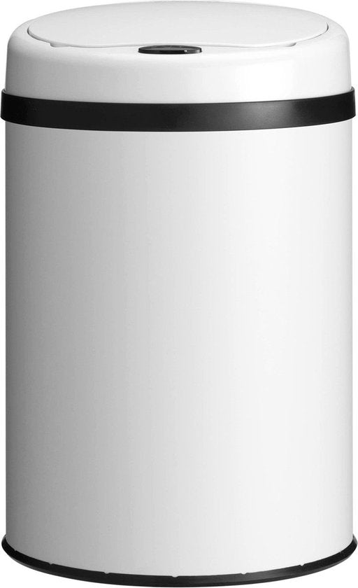 Automatischer Abfallsammler / Abfallsammler / Sensorabfallsammler - 30 Liter - Weiß - Rund