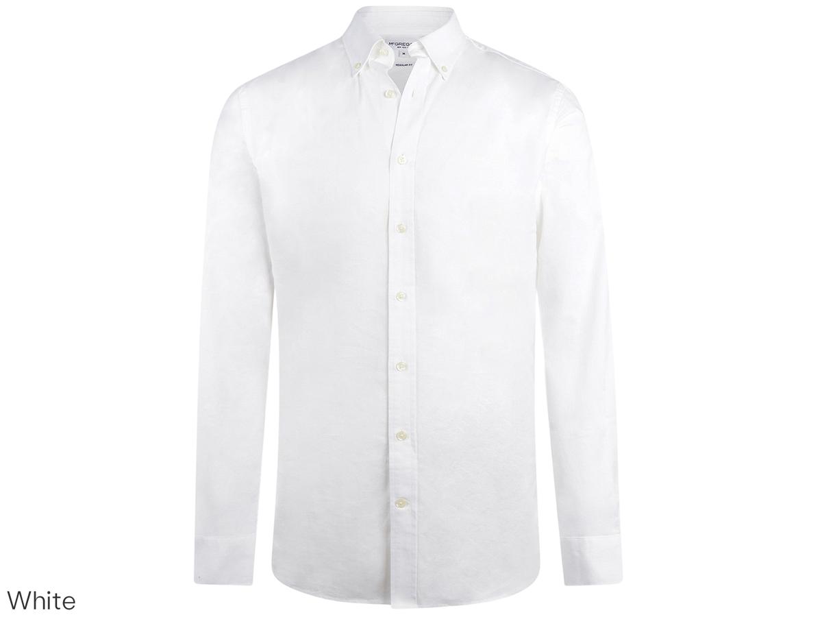 McGregor Stretch-Oxford-Hemd, Hellrosa, XL