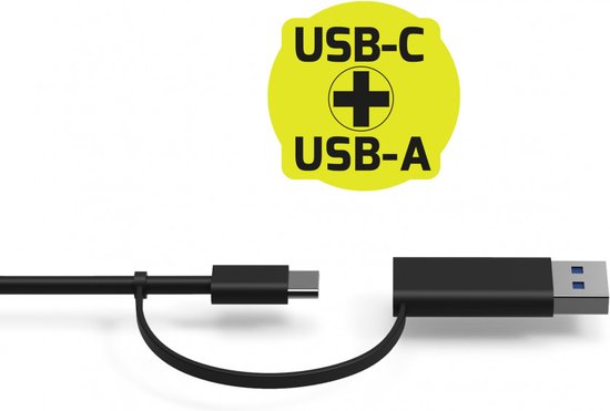 Port Designs 901908-W-EU Notebook-Dock & Port-Replikator Kabelgebundener USB 3.2 Gen 1 (3.1 Gen 1) Typ-A Schwarz