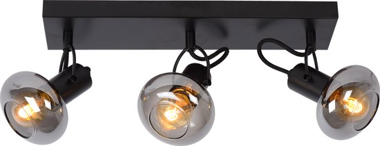 Lucide MADEE – Deckenstrahler (Deckenleuchte) – 3xE14 – Schwarz