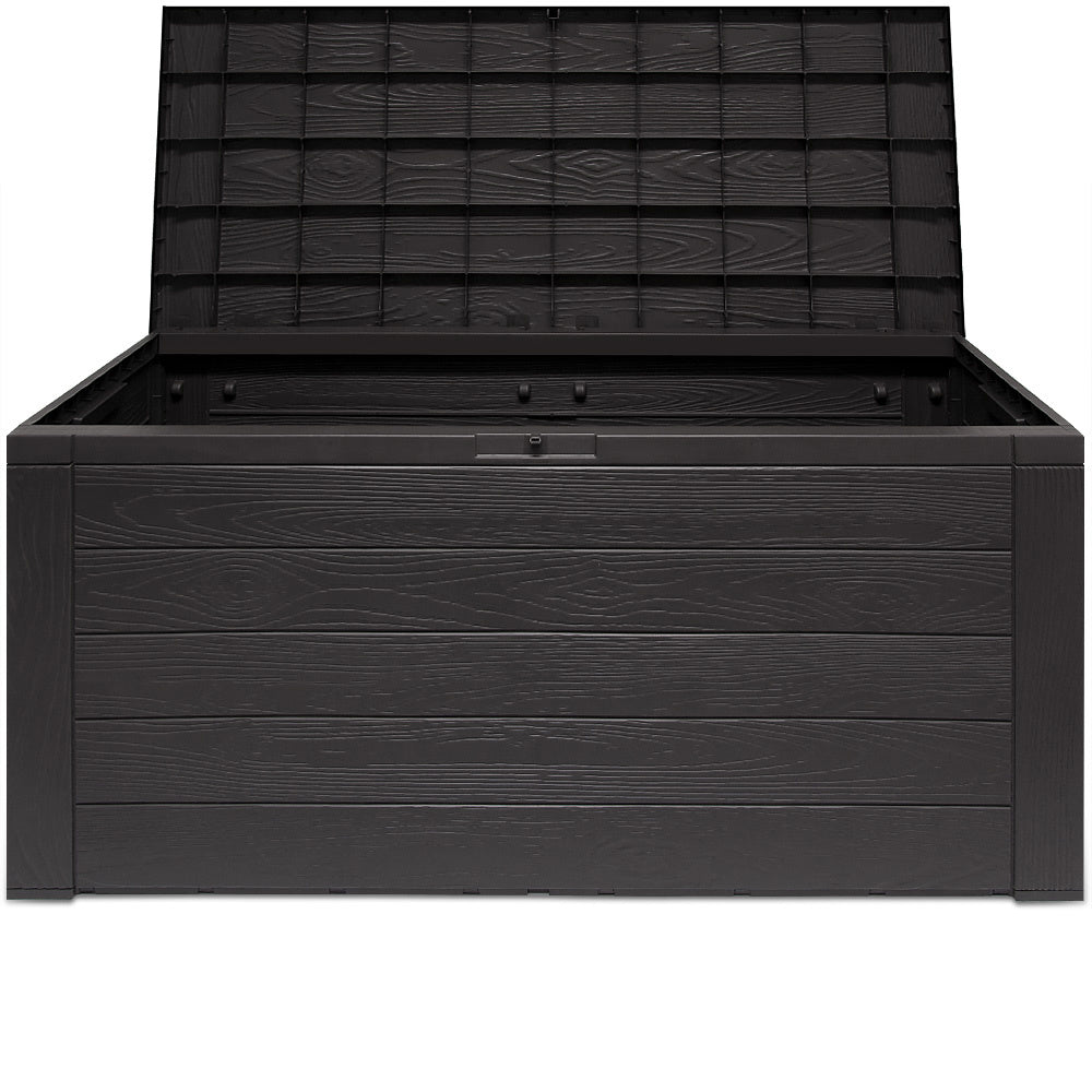 Deuba Aufbewahrungsbox - 120 x 46 x 57cm - Outdoor - Anthrazit