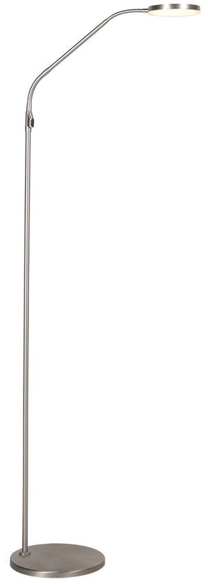 Steinhauer Exclusive – Stehlampe – Soleil2 – Stahl – Kunststoff und Metall – Designlampe – LED – 4389ST