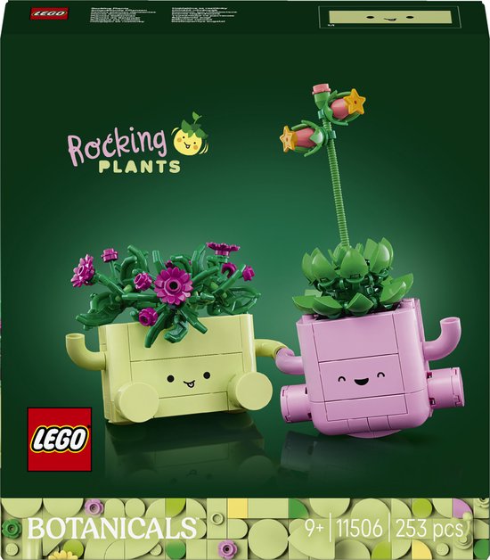 LEGO Botanicals – Schaukelnde Pflanzen und Blumen – Bausatz für Kinder – 11506