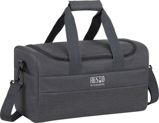 Resto Felis Kühltasche - 19L - Wasserdicht - Auslaufsicheres Innenfutter - Trageriemen - Picknick & Reisen - Dunkelgrau