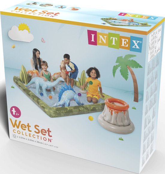 Intex Jurassics Adventure Play Center – 201 x 201 x 36 cm