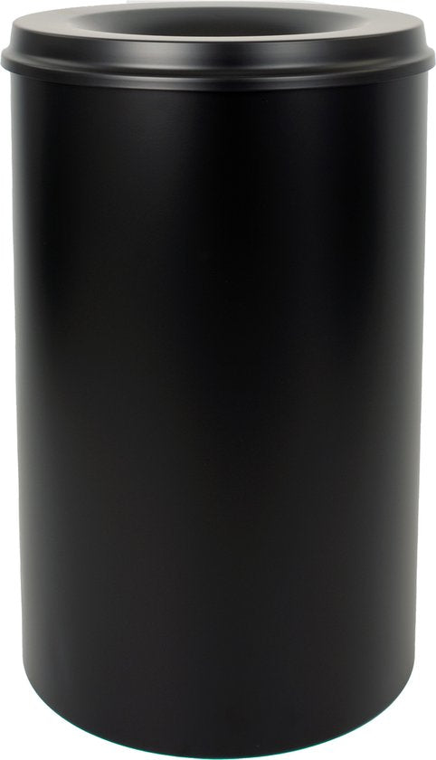 V-part – Feuerlöschender Papierbehälter 110 l – Ständer – schwarz