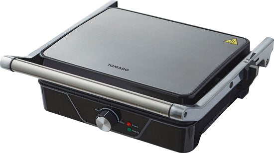 Tomado - TGC4001S - XXL-Kontaktgrill - Verstellbare Temperatur - 30 x 24 cm - PFAS-frei - 2000 Watt