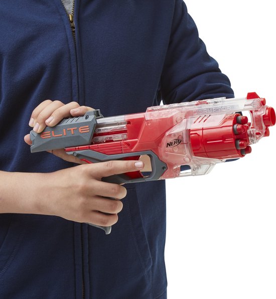 NERF Elite Disruptor – Transparent/Rot