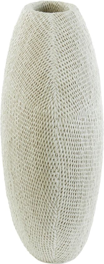 Light & Living Vase Mashaba – Sand – 50 x 20,5 x 45,5 cm – Kunststoff – Modern – Blumenvase – Wohnaccessoire – Dekorative Vase für das Wohn- oder Schlafzimmer