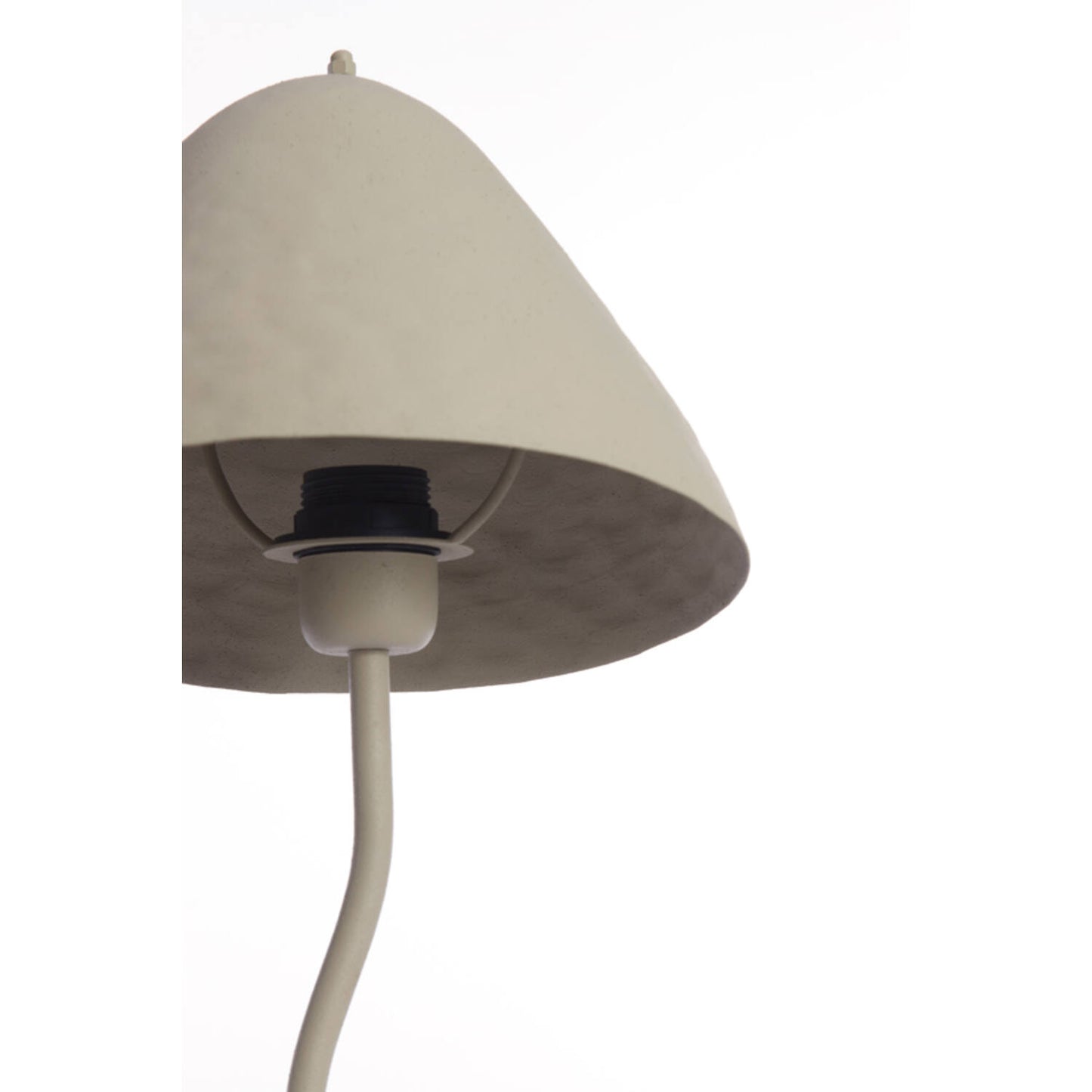 Light & Living ELIMO Tischleuchte Ø25x67 cm - Matt Hellgrau - Modernes Metall - E27