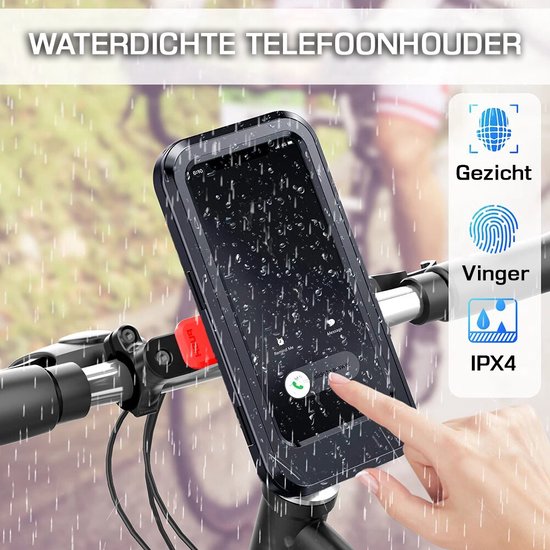 Podec - Wireless Charger und Smartphone Halterung Fahrrad - 360 Grad Rotation - Auch für Roller & Motorrad