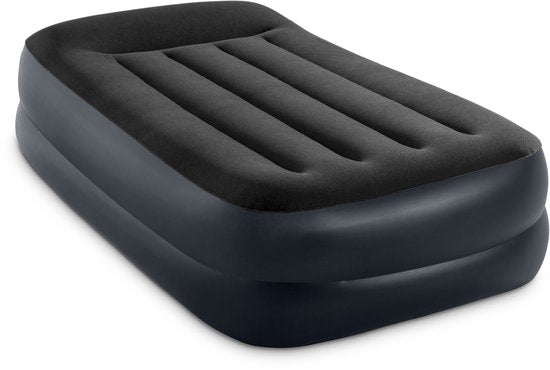 Intex Twin Pillow Rest Raised Luftmatratze mit integrierter Pumpe – 191 x 99 x 42 cm