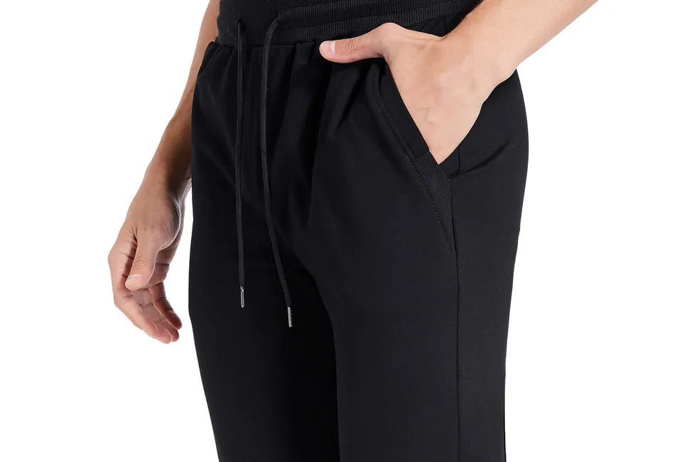 Milanoro Ultraweiche Jogginghose – Baumwollmischung – Elastischer Bund – 2 Taschen – Größe L –