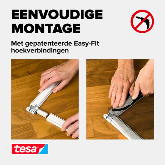 tesa ALU COMFORT 55195-00002-00 Fliegengitter (B x H) 1200 mm x 1500 mm Weiß 1 Stück