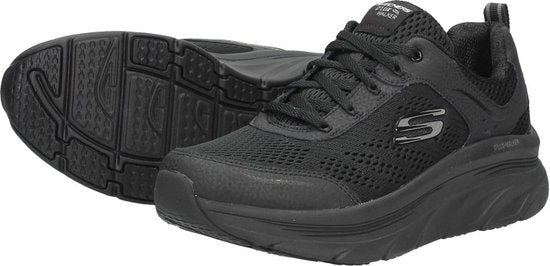 Skechers D'Lux Walker-Infinite Motion Damen-Sneaker – Schwarz