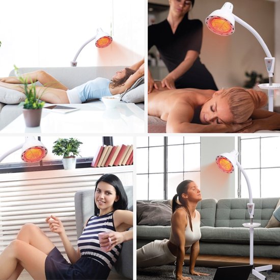 Soft & Silky Infrarotlampe - Rotlichttherapie - Infrarot - drehbar - Lampe - Heizpaneel - Heizung - Decke