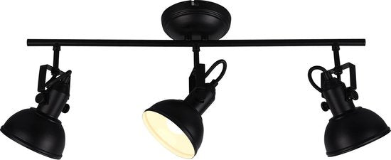 REALITY GINA - Spot - Schwarz matt - ohne 3x E14 40W