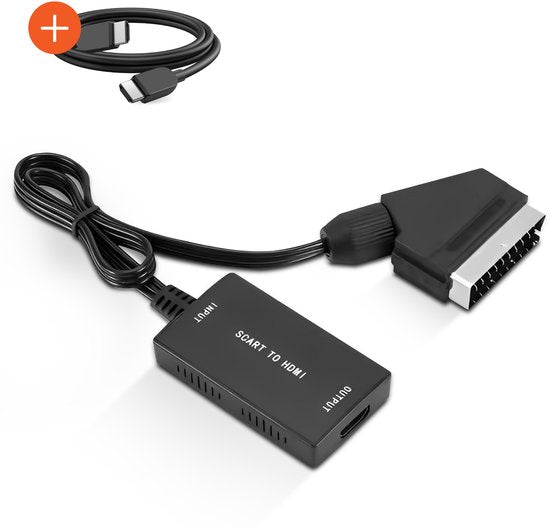 HDMI zu Scart Konverter - Schalter für HDMI Adapter - TV Splitter - auch für Smart TV - Skoov