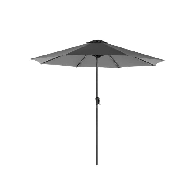 Songmics Gartenschirm 290 cm – Grau – UPF 50+ – Neigbar