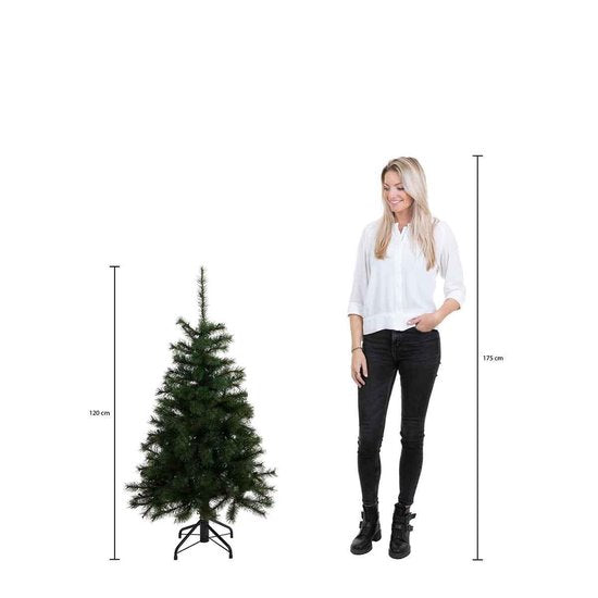Triumph Tree Sherwood Deluxe Künstlicher Weihnachtsbaum - H120 x Ø94 cm - Grün