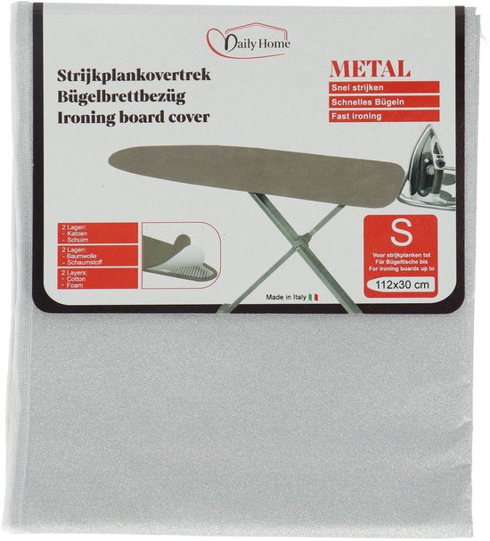 Daily Home Bügelbrettbezug aus Metall 120 x 38 cm – Bügelbrettbezug