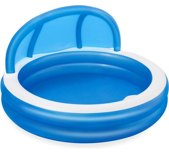 Bestway – Schwimmbecken – mit – Überdachung – „Sommertage“ – 241 × 140 – cm