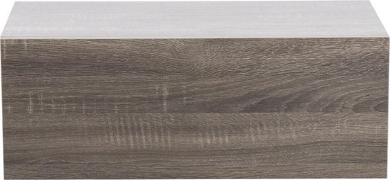Hängender Nachttisch - Hänge-Dielenschrank - mit Schublade - 50 cm breit