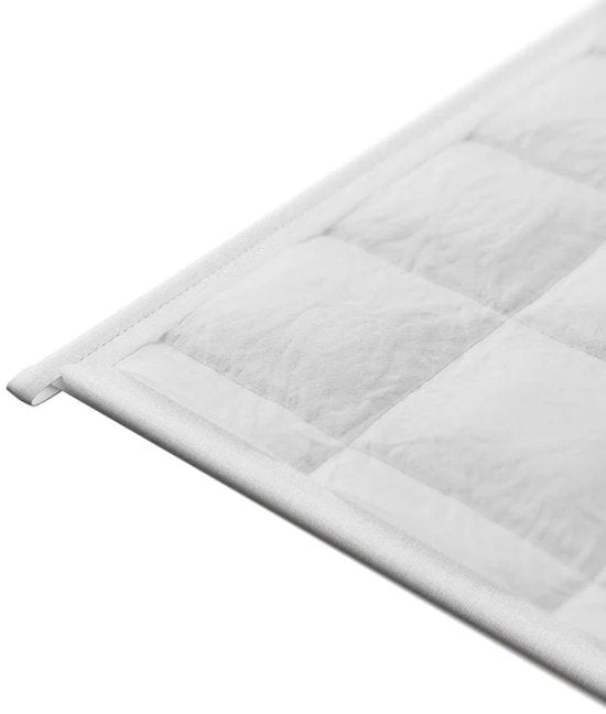 Aggravationsdecke / Schwerlastdecke / Gewichtsdecke - 135x200 cm - 5kg - Weiß