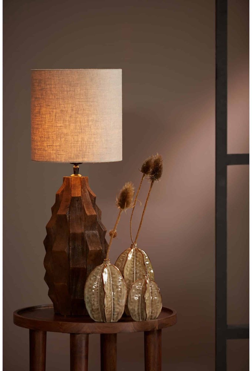 Light & Living Tischleuchte Fuß Takabe Ø20 cm - Braun