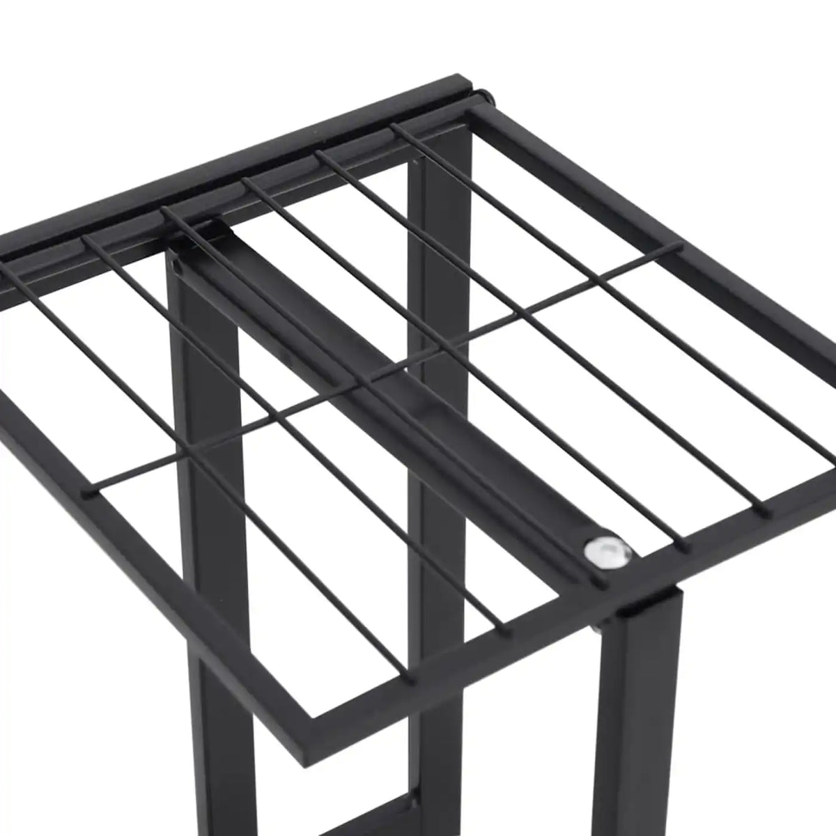 Minghou Pflanzenständer – 4 Ebenen für 5 Töpfe – 22,1 × 42,9 × 76 cm – Schwarz