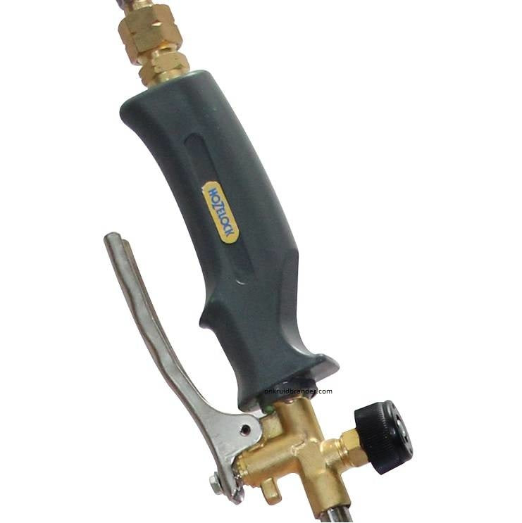 Gas-Unkrautbrenner mit Piezo, 5-Meter-Gasschlauch und Druckregler