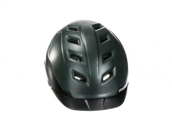 Polisport E'City Fahrradhelm für E-Bikes – Größe M (54–59 cm) – Schwarz